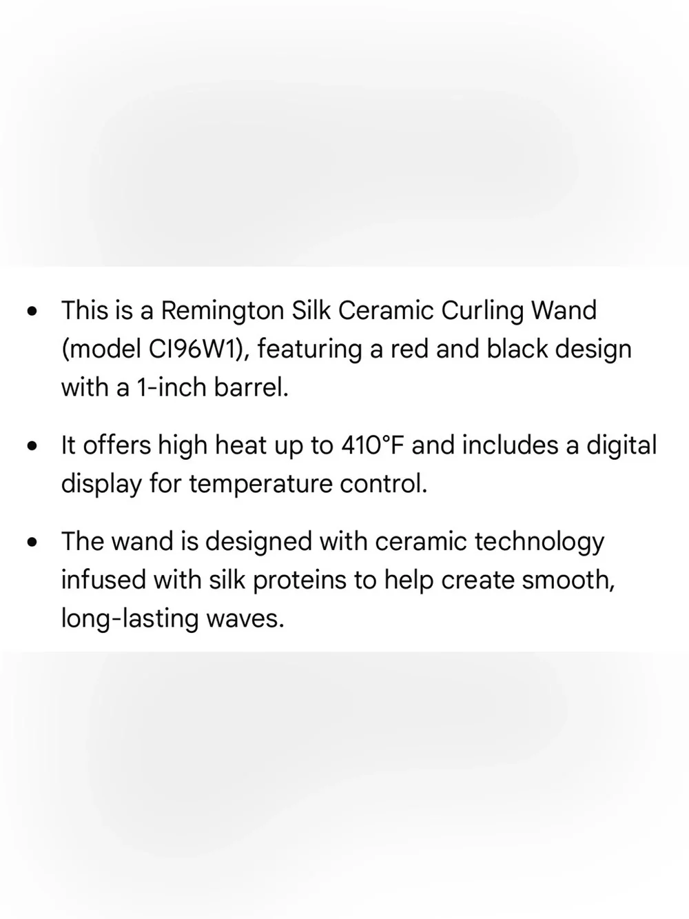 Remington 1” Curling Wand